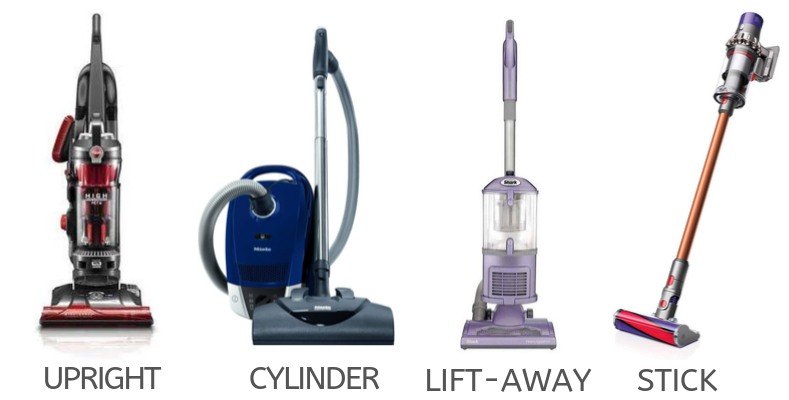UPRIGHT vs CYLINDER vs LIFT-AWAY vs STICK Vacuum Cleaners