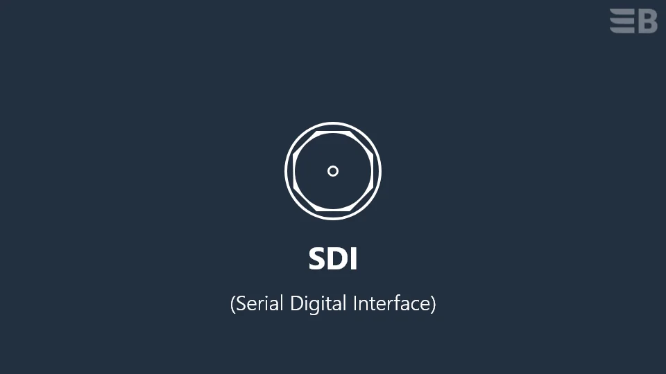 Monitor SDI Port