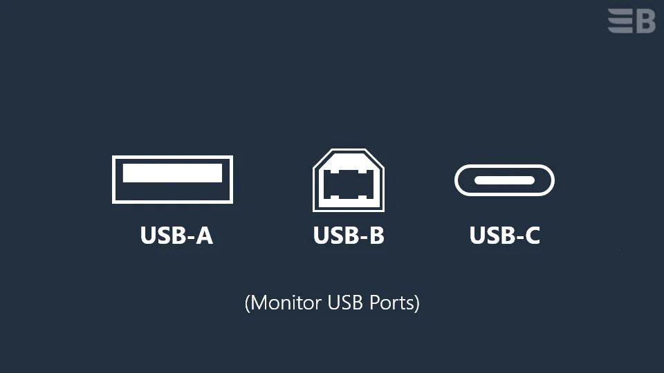 USB ports on Monitor